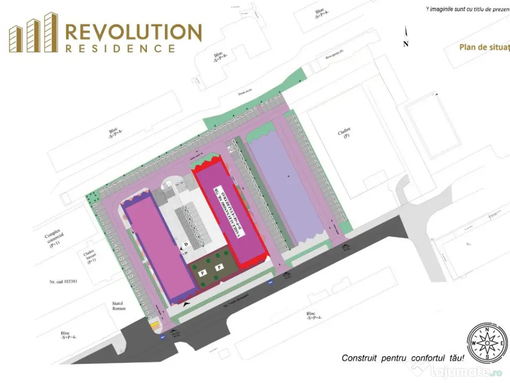 COMISION 0% -Ap.3 camere-str.Vasile Alecsandri 72B, Baia Mare