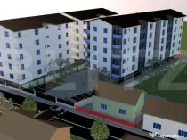 Apartament 3 camere, ansamblu nou, Radauti