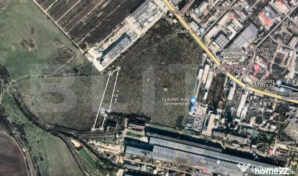 Teren intravilan, 7500 mp, Târgoviște - Targoviste (Dambovita)