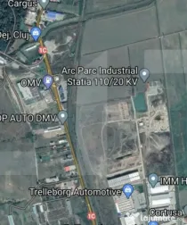 Teren industrial 34.000 mp,in Dej ,zona Arc Parc