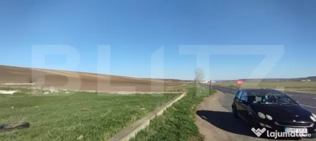 Teren 3600 mp, la DE 85, iesire Letcani, utilitati aproape