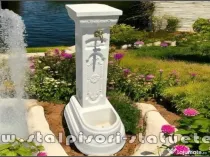 Cișmea apă curentă, gri natural, model C2.