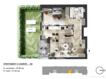 Apartament 2 camere | Pipera Plaza | Gradina privata | Bl...