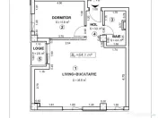 Apartament cu 2 camere open space Torontalului 