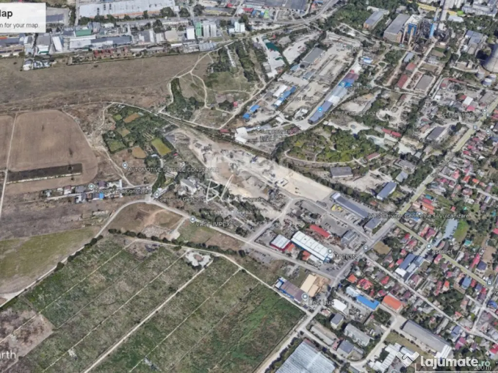 Zona Industriala loturi teren intre 1100-3500 mp ideale pent