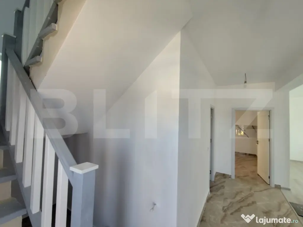 Casa cu etaj, 4 camere, 360 mp teren, Valea Lupului
