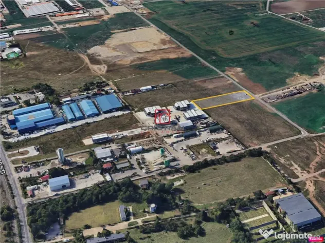 Platforma pietruita/spatiu industrial Domnesti - Centura, I