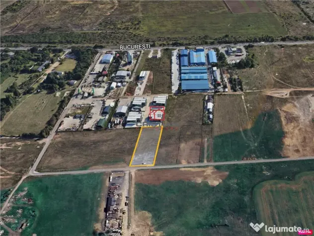 Platforma pietruita/spatiu industrial Domnesti - Centura, I