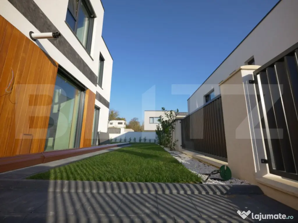 Vilă de lux cu sistem Smart Home,4 dormitoare,sală de spo