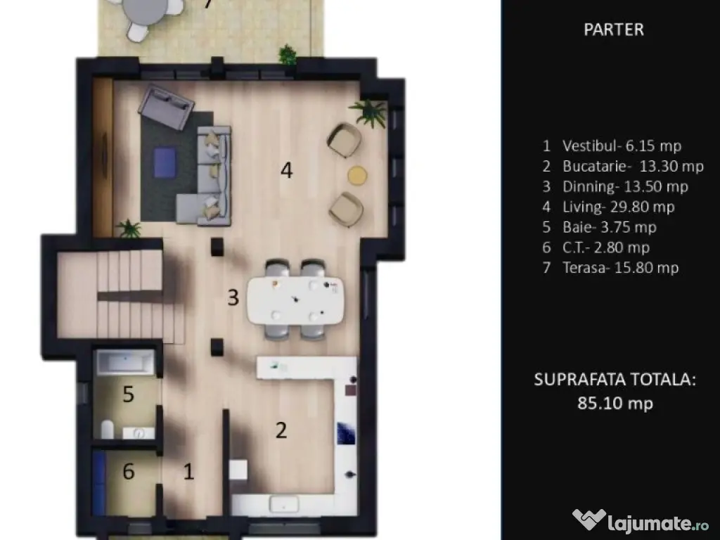 Vilă mediteraneană Corbeanca centru - Hestia Residence