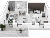 Apartament cu 3 camere 72,35 mp, Timisoara!