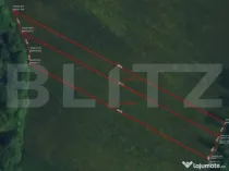 Teren extravilan de vanzare, 9000 mp, front 38,43 ml, zona B