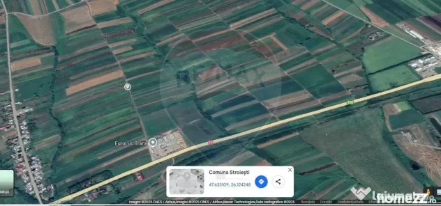 Teren extravilan 6,100mp Stroiesti / Soseaua DN17, Suceava - Stroiesti (Suceava)