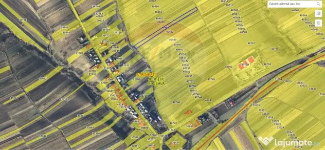Teren extravilan 6,100mp Stroiesti / Soseaua DN17, Suceava