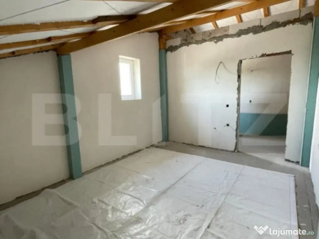 Casa Ghercesti, P+M, 262 mp, deschidere 32.93m, teren 1062 m