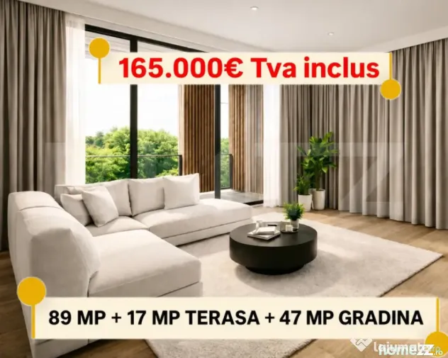Apartament de vanzare cu 4 camere, 89 mp, zona Torontalului - Timisoara (Timis)