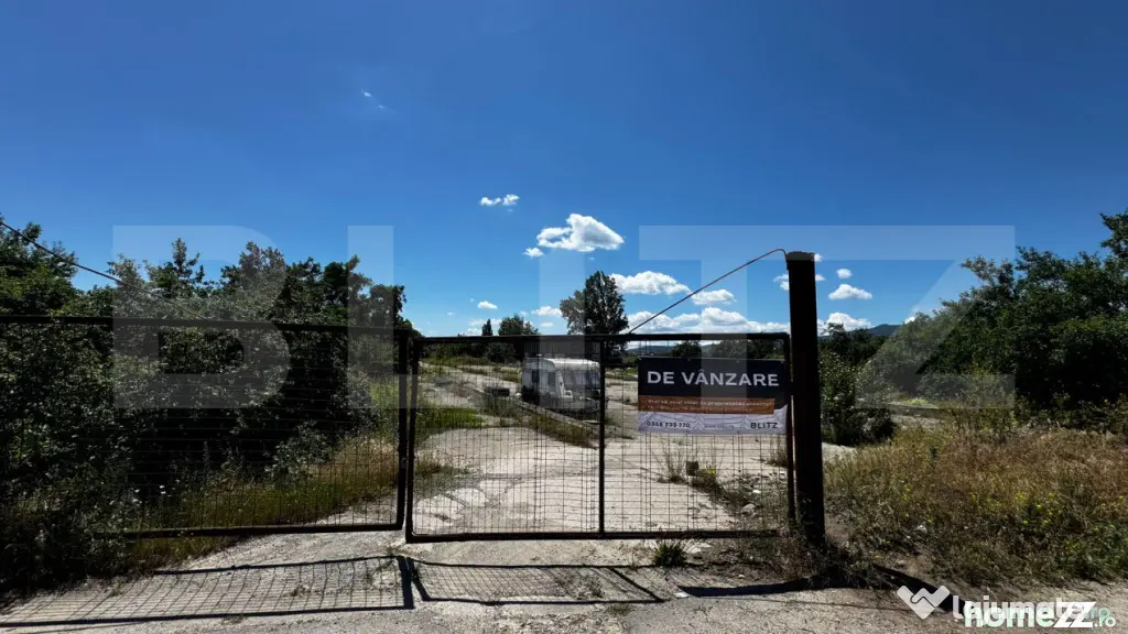 OPORTUNITATE INVESTITIE | Teren 13000 mp + hală metalică |