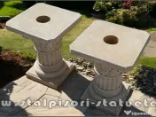 Soclu, stativ, galben patinat, model S6. 