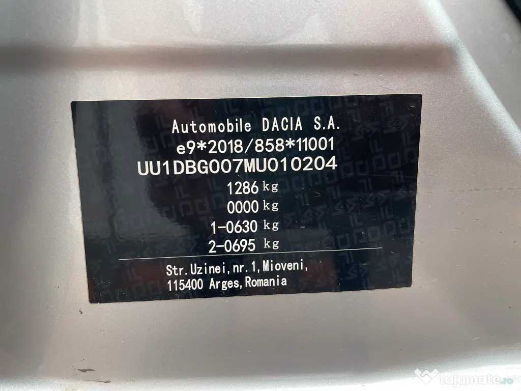 Dacia Spring Electric,2540KM, Rate fixe. Garantie 12 luni Livrare gra