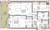 Apartament cu 2 camere spațios într-un imobil tip boutique 