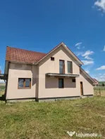 Casa noua, semifinisata, 56 ari teren, zona de exterior Est