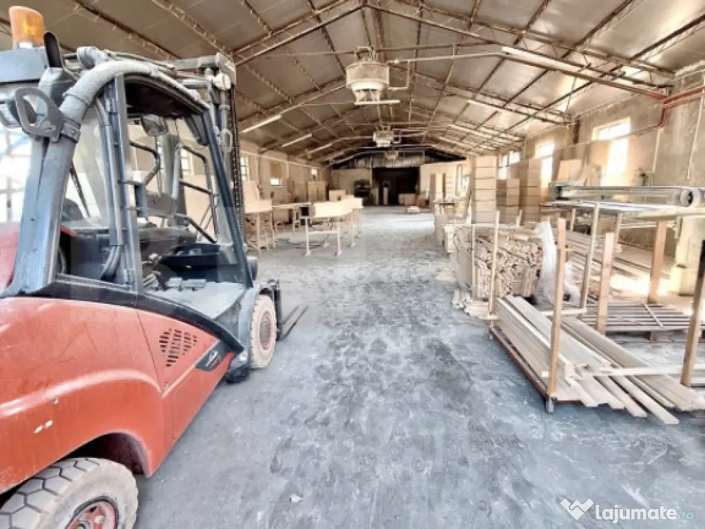 Teren industrial 4.150 mp cu 3 hale moderne cu utilități,a