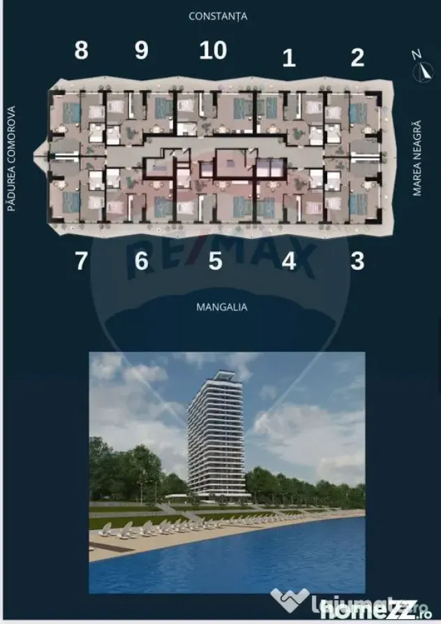 Apartament de vanzare OlimpTower etaj 16