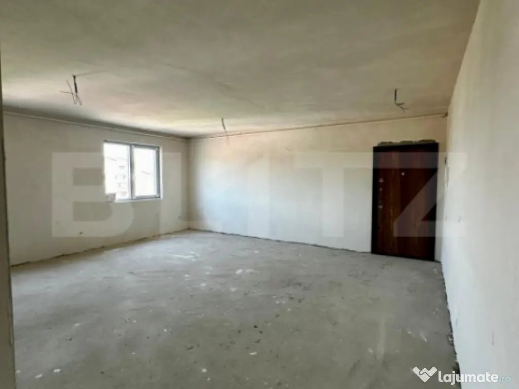 Apartament 2 camere cu CF semifinisat, 58 mp, parcare, zona