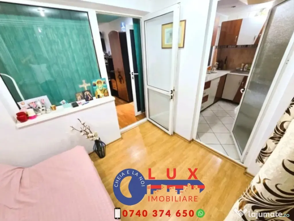 ID 2969 Apartament 2 camere transformat în 3 camere - PARTER