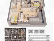 Penthouse 3 camere ARED - 104mp 