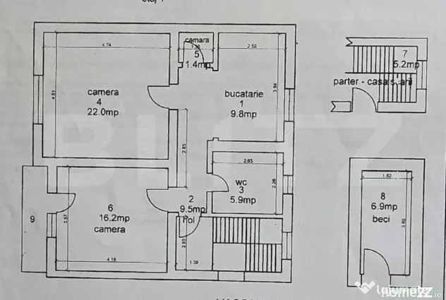 Casa 4 camere 110 mp .Teren 200 mp . Odoreu - Odoreu (Satu-Mare)