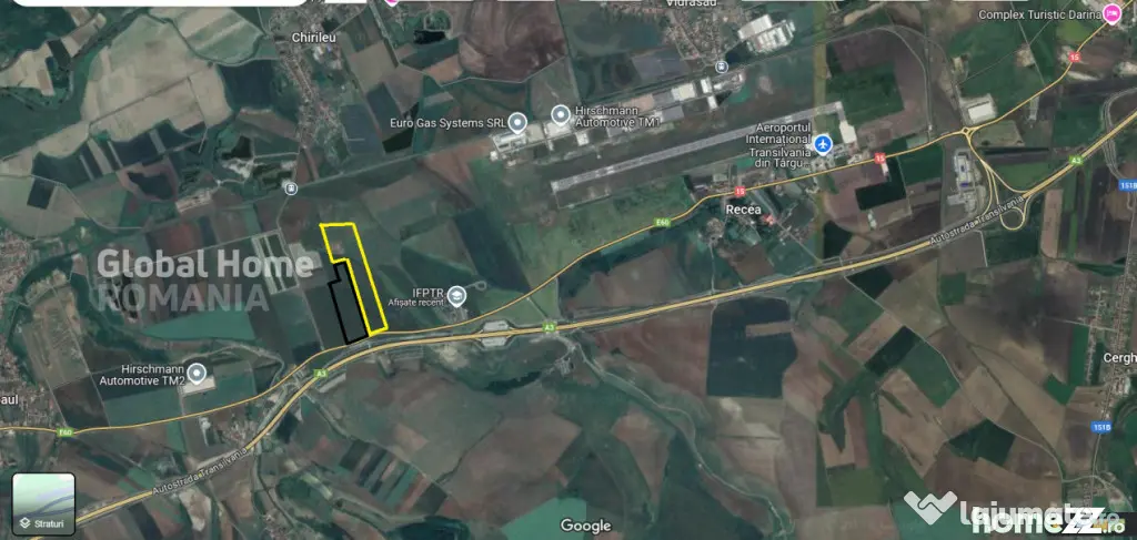 Teren 37.500 Mp-DN 15 Autostrada Transilvania - Mures