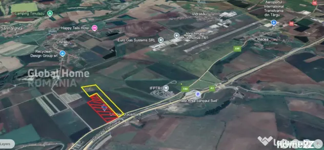 Teren 37.500 Mp-DN 15 Autostrada Transilvania - Mures