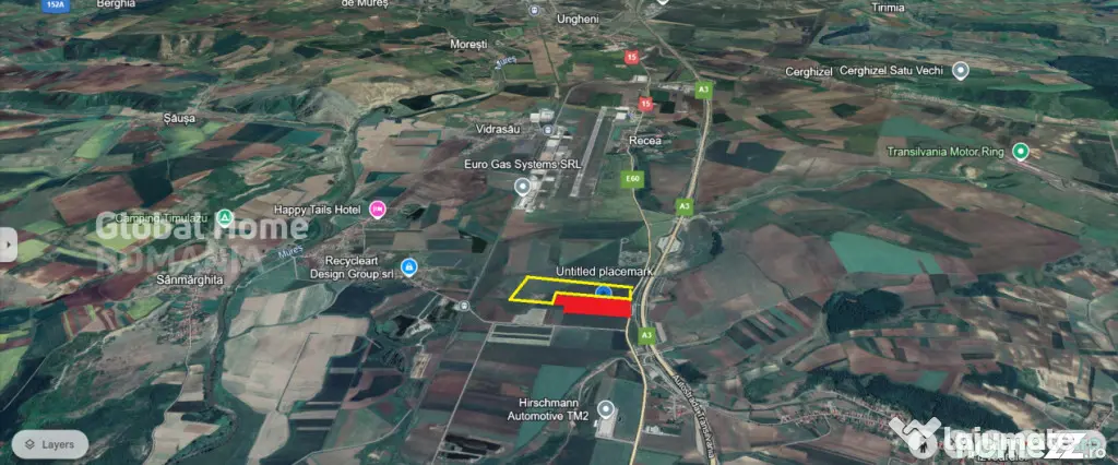 Teren 37.500 Mp-DN 15 Autostrada Transilvania - Mures