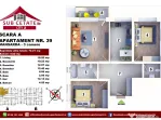 Apartament cu 3 camere decomandat 72 mp + balcon prin credit bancar