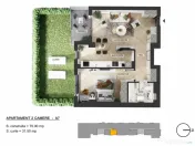 Direct Dezvoltator Apartament 2 Camere 75 mp Curte 31 mp My 
