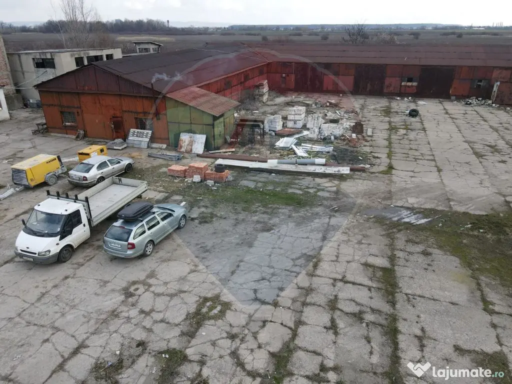Spațiu industrial hale cu teren in zona Mihai Bravu Ploi...