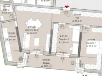 Apartament 3 camere, 2 bai, 80 mp, constructie noua, zona Th