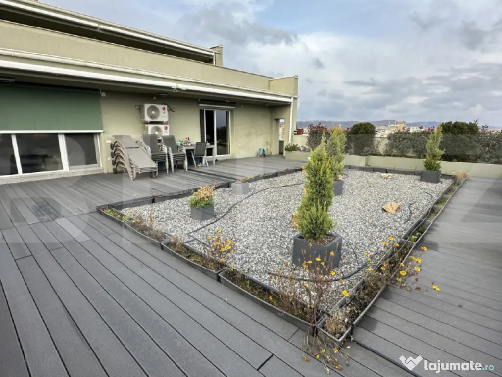 Penthouse superb de 129 mp, terasa de 140 mp, zona Nufarul