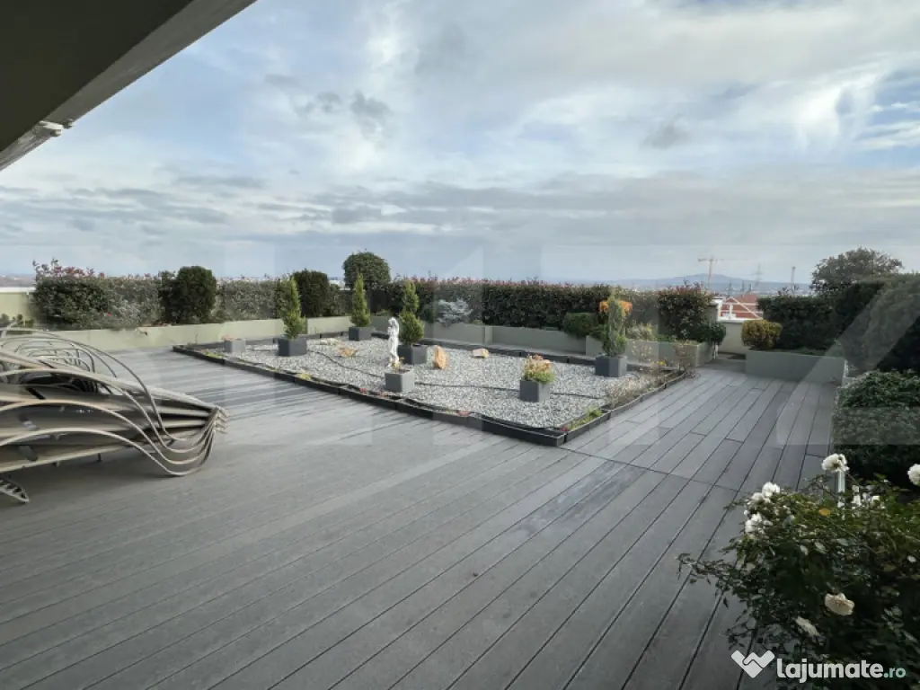 Penthouse superb de 129 mp, terasa de 140 mp, zona Nufarul