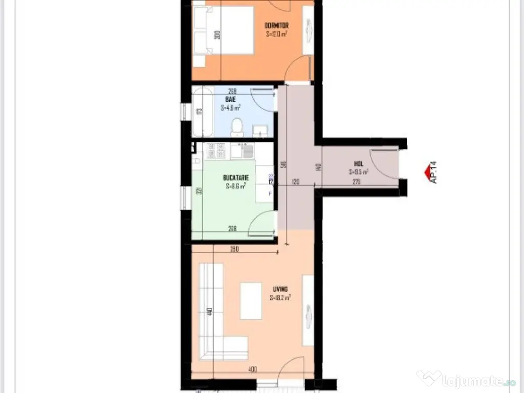 Apartament 2 camere, decomandat, 2 balcoane, gradinita/ scoala/ STB