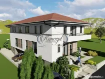 Duplex cu teren generos si panouri fotovoltaice in Dambul Ro