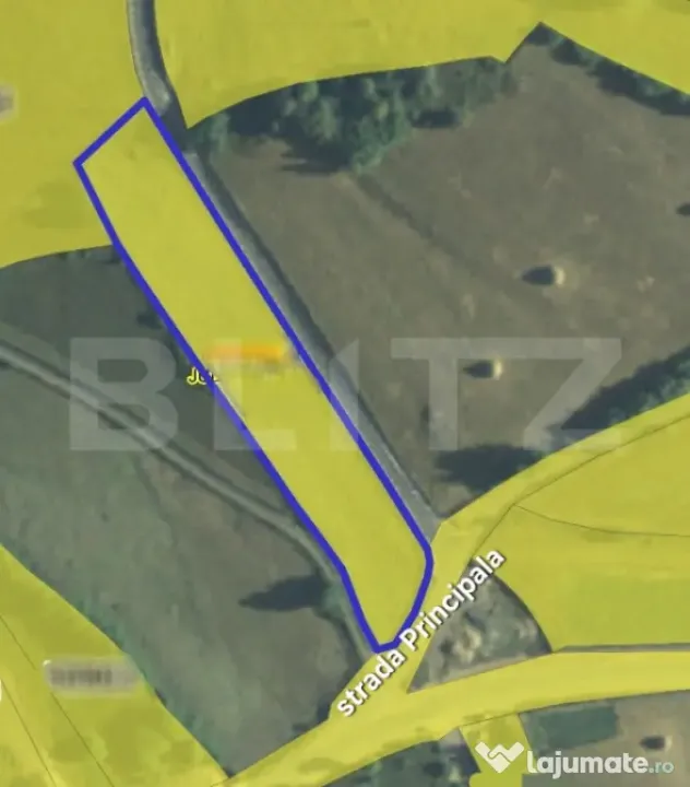 Teren parcelabil, front la strada, 2965mp, utilitati in zona