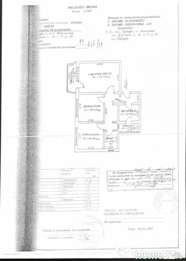 Apartament Primitor în Giurgiu – Etaj 7 din 10, Ideal pen - Giurgiu (Giurgiu)