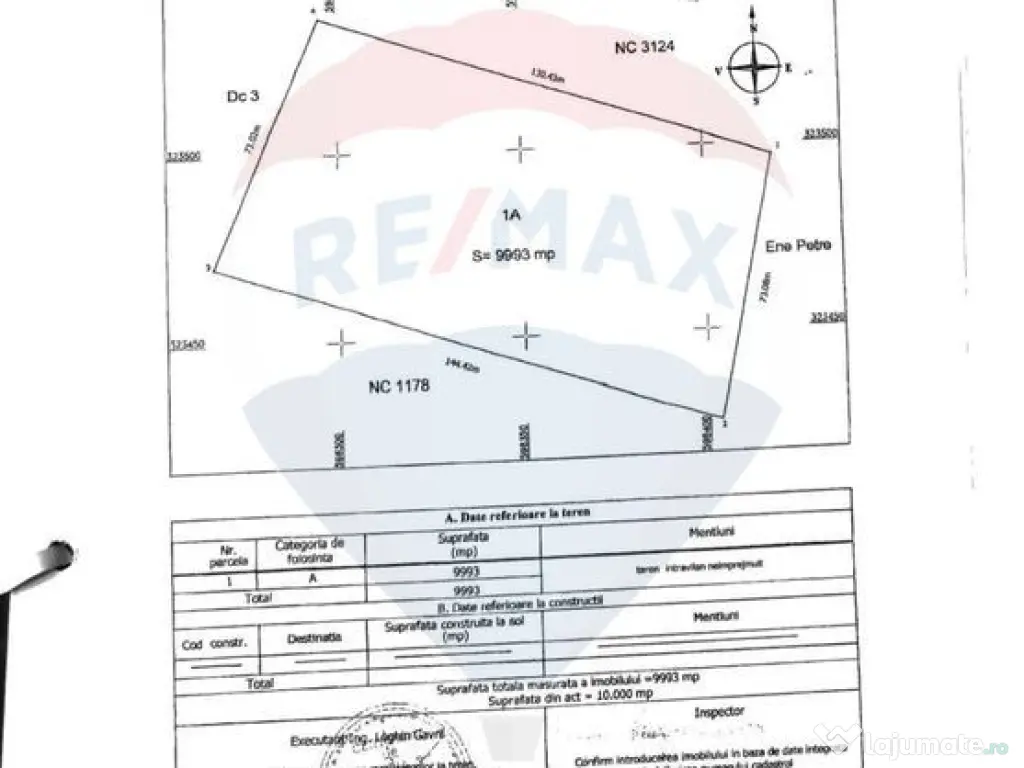 Teren industrial 9993 mp nod Sos. Centura - Autostrada A2...