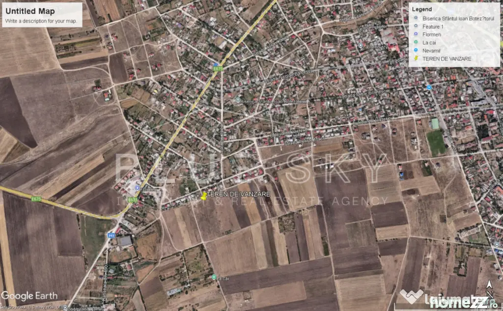 Teren intravilan 5000 mp situat in Techirghiol, langa case - Techirghiol (Constanta)