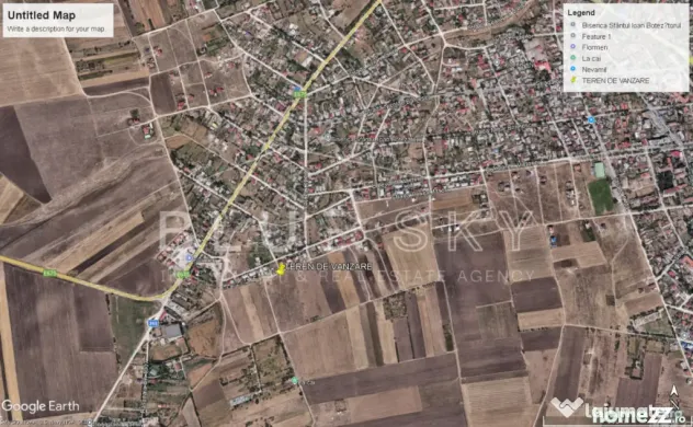 Teren intravilan 5000 mp situat in Techirghiol, langa case - Techirghiol (Constanta)