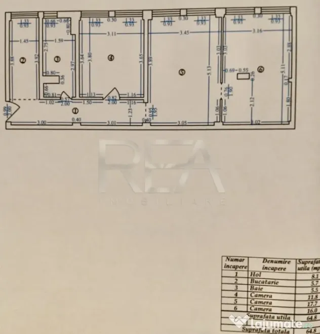 3 camere la intrarea in Parc Cinema Floreasca