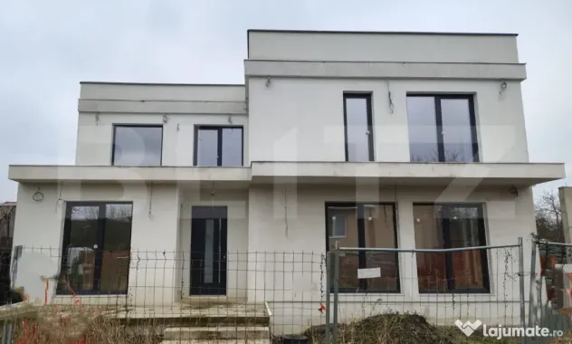 Casa individuala semifinisata 190 mp, teren 382 mp, proximit