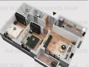 Apartament 3 camere/ bloc nou/ finisaje premium/toate utilit 